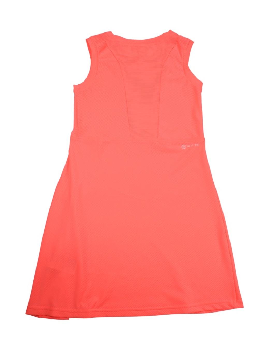 Adidas HEAT.RDY Athletic Dress Girls Size Small 9-10Y Bright Coral Tennis - Picture 3 of 10